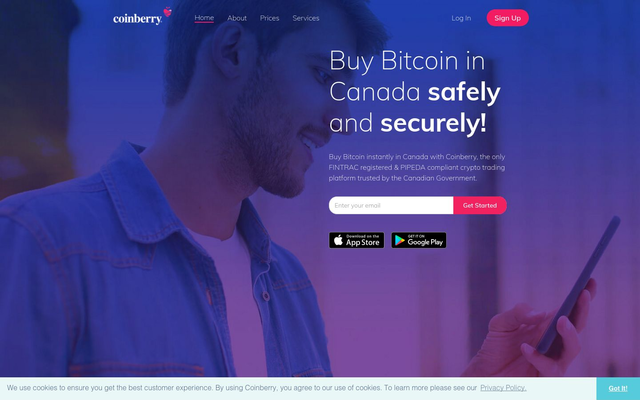 DCA with Coinberry in Canada